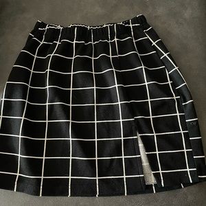 SHEIN Plaid skirt